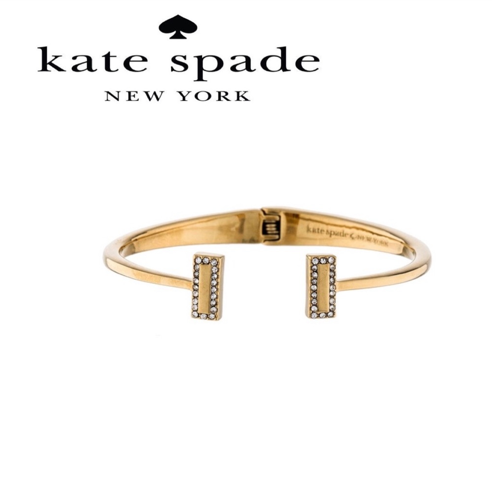 Kate Spade ♠️ Raising The Bar Hinged Cuff Bracelet